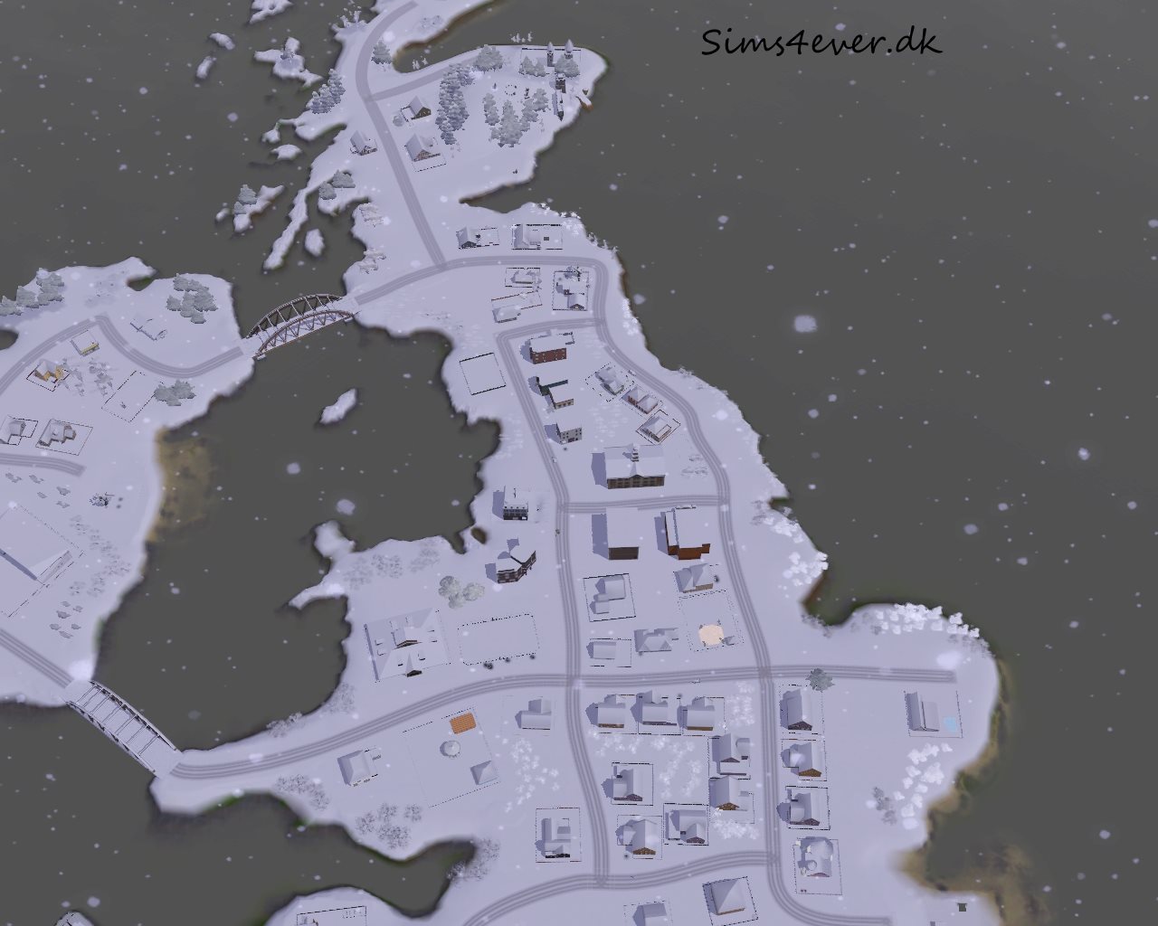 Britain Islands klædt i hvidt