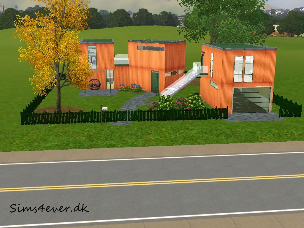 Forsiden af huset