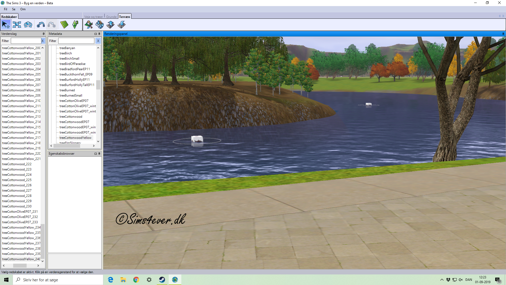 Billeder fra sø området (Sims 3)