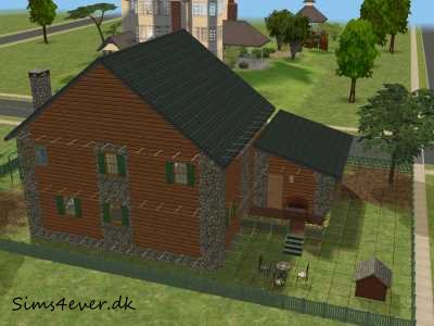Bjælkehuset - bagside